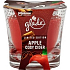 Glade Apple Cozy Cider with the scent of hot apple cider and fragrant cinnamon scented candle in a glass, burning time up to 38 hours 129 g