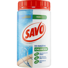 Savo Chlor Shock Pool Disinfectant Against Algae, 0.85 kg