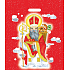 Ditipo St. Nicholas bag with hole punch St. Nicholas 44 x 39 x 9 cm