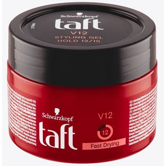 Taft V12 hair styling gel 250 ml