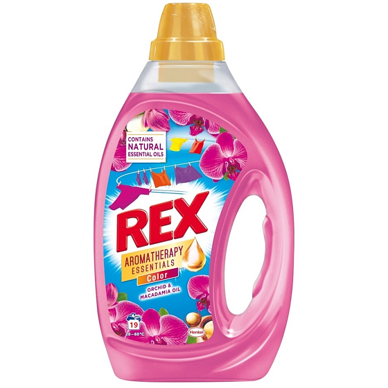 Rex Orchid & Macadamia Oil Aromatherapy Essentials Color laundry gel 19 doses 0,8 l