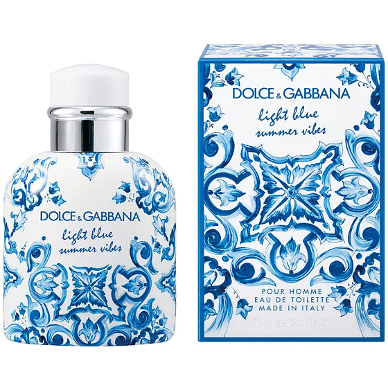 Dolce & Gabbana Light Blue Summer Vibes Pour Homme Eau de Toilette for men 75 ml