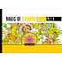 Ditipo Relaxation colouring book in hardcover Flowers 200 x 126 mm 20 pages