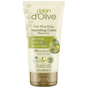 Dalan d Olive Nourishing Cream nourishing hand and body cream with olive oil 60 ml