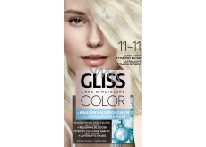 Schwarzkopf Gliss Color hair color 11-11 Ultra Light Titanium Blonde 2 x 60 ml