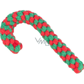 Trixie Xmas Candy Cane Christmas toy knotted stick 19 cm