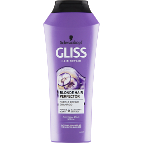 Gliss Blonde Perfector Hair Shampoo, 250 ml