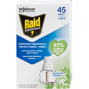 Raid Essentials Replacement Cartridge for Electric Vaporizer, 21 ml, 45 Nights