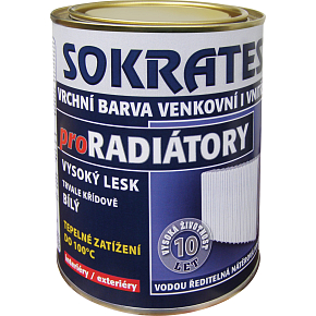 Socrates Radiator top coat for radiators, 1000 white, 0.7 kg