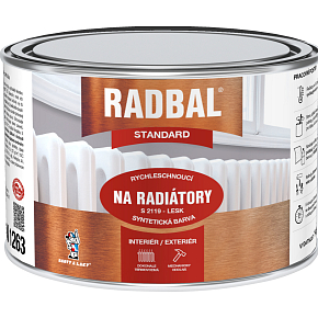 Radbal Standard S2119 radiator paint, white, 375 ml