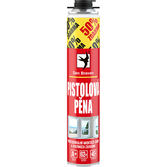 Den Braven RL gun mounting foam, 500+250 ml