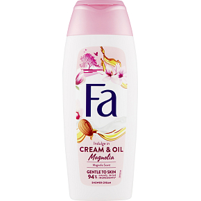 Fa Cream and Oil Magnolia Shower Cream with Magnolia Aroma, 400 ml