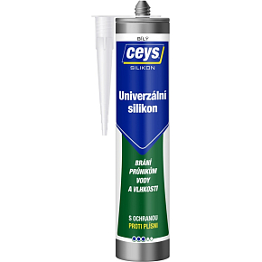 Ceys Universal Silicone, White, 280 ml