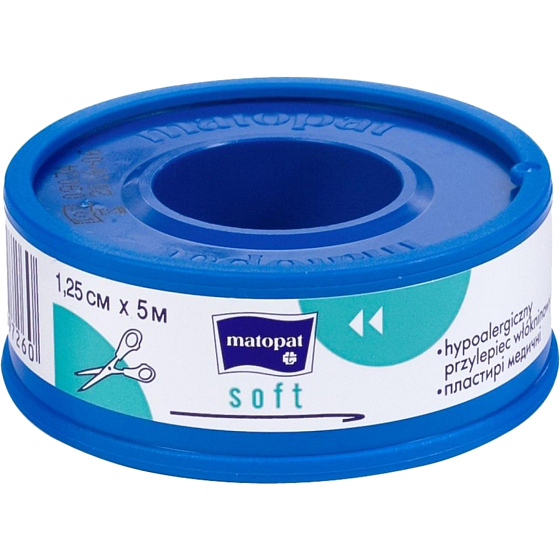 Matopat Soft tape on a roll, 1.25 cm × 5 m
