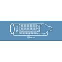 Durex Sensation condom with protrusions for greater stimulation nominal width: 52 mm 3 pieces