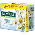 Palmolive Naturals Balanced & Mild solid toilet soap 3 + 1 piece 90 g