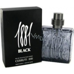 Cerruti 1881 Black Eau de Toilette for Men 50 ml