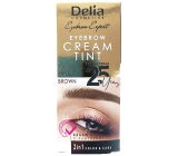 Delia Cosmetics Color Cream Coloring eyebrow cream with argan oil 4.0 Brown 15 ml + 15 ml