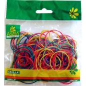 Abella Rubber bands colored different colors 150 pieces, 30 g