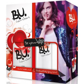 BU Heartbeat eau de toilette 50 ml + deodorant spray 150 ml, for women gift set