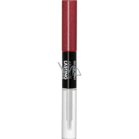 Deborah Milano Absolute Lasting Liquid Lipstick 2 in 1 lipstick and lip gloss 11 Pearly Burgundy 2 x 4 ml