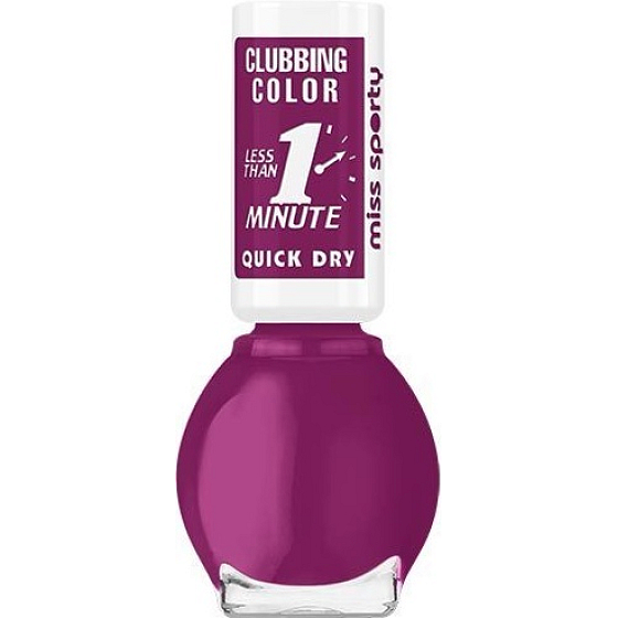 Miss Sports Clubbing Color Nail Polish 081 Wild Purple 7 ml