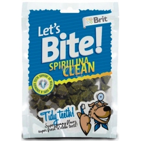 Brit Lets Bite Spirulina Clean dental pieces with spirulina 150 g