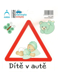 Arch Car sticker Child in car toddler baby boy 15 x 17 cm