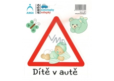 Arch Car sticker Child in car toddler baby boy 15 x 17 cm