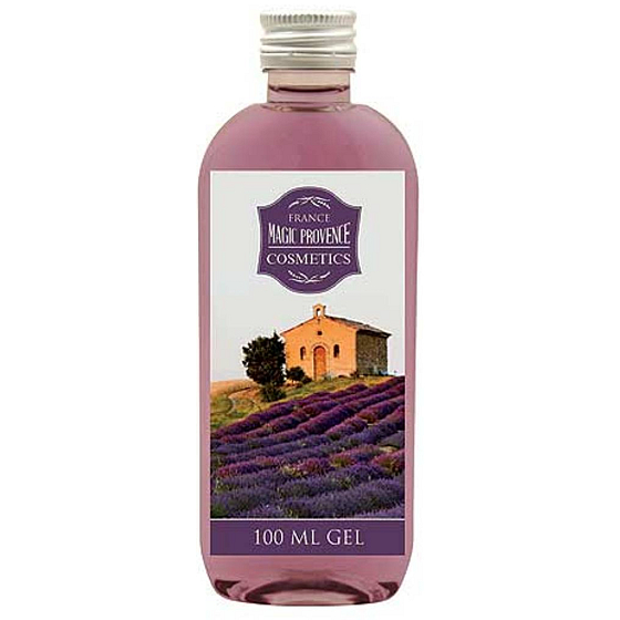 Bohemia Gifts Lavender La Provence oil shower gel with olive and grape oil Field and house 100 ml