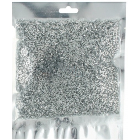 Confetti strips silver in bag silver 30 g