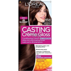 Loreal Paris Casting Creme Gloss hair color 454 brownie