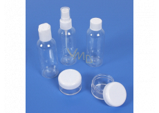 Albi Original Travel set of bottles 3 x 80 ml, + 2 containers + Arabesque case - 15 cm x 15 cm x 4.5 cm