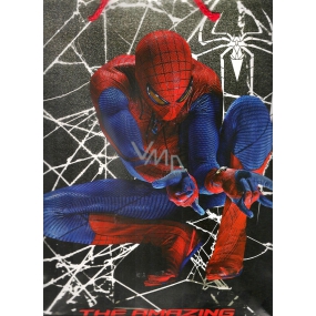 Ditipo Gift paper bag 32 x 12 x 26 cm Spiderman with spider web