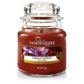 Yankee Candle Vibrant Saffron - Living saffron scented candle Classic small glass 104 g