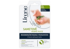 Lirene Velvet soft hands 3% urea 2 phase peeling and regenerating mask in gloves