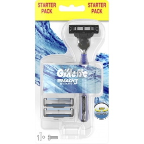 Gillette Mach3 Start Razor + 2 Replacement Blades for Men