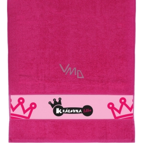 Albi Towel Queen fitka pink 90 x 50 cm