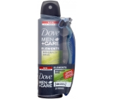 Dove Men + Care Elements Minerals & Sage 150 ml men's antiperspirant spray + 3 blade razor, duopack