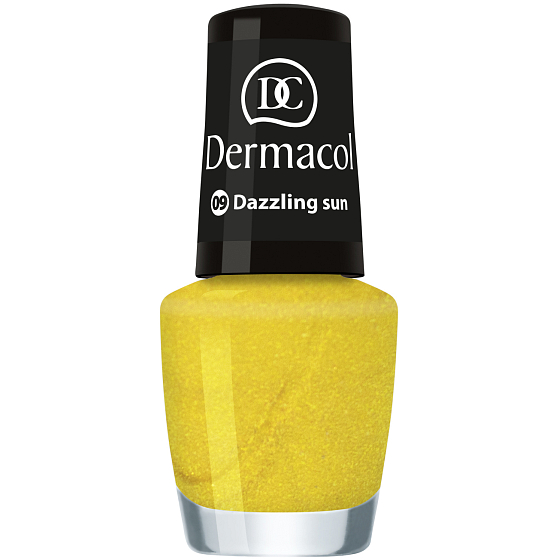 Dermacol Nail Polish Mini Summer Collection nail polish 09 Dazzling Sun 5 ml