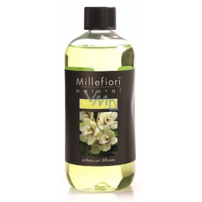 Millefiori Milano Natural Fiori D´Orchidea - Orchid flowers Diffuser refill for incense stems 500 ml
