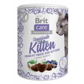 Brit Care Cat Snack Crispy chicken treat with scythe and blueberry supplementary food for kittens, from 6 weeks of age 100 g