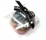 Fragrant Poppy Glycerin Massage Soap with a Sponge Infused with Yves Saint Laurent - Black Opium Perfume Scent in Black-Orange Color 200 g