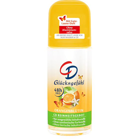 CD Orangenblüten - Orange flower ball antiperspirant deodorant roll-on for women 50 ml