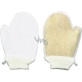 Abella Lufa Cylindrica Massage Washcloth Gloves + Terrycloth LF no.15 17 x 23 cm