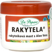 Dr. Popov Rakytela Sea buckthorn ointment with Aloe Vera soothes, moisturizes normal and dried skin, also suitable for care of scars, burns and frostbite 50 ml