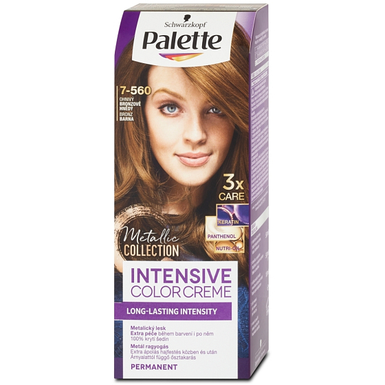 Schwarzkopf Palette Intensive Color Creme hair color 7-560 Fiery bronze brown