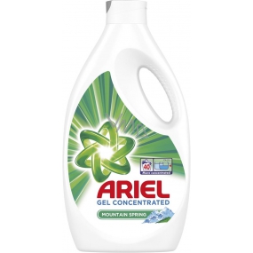 Ariel Mountain Spring liquid washing gel for clean and fragrant laundry without stains 40 doses 2.2 l
