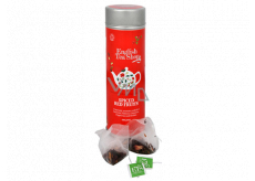 English Tea Shop Bio Spicy red fruit 15 pieces of biodegradable tea pyramids in a recyclable tin can 30 g
