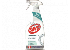 Savo Chlorine-free disinfectant antibacterial cleaner spray 700 ml